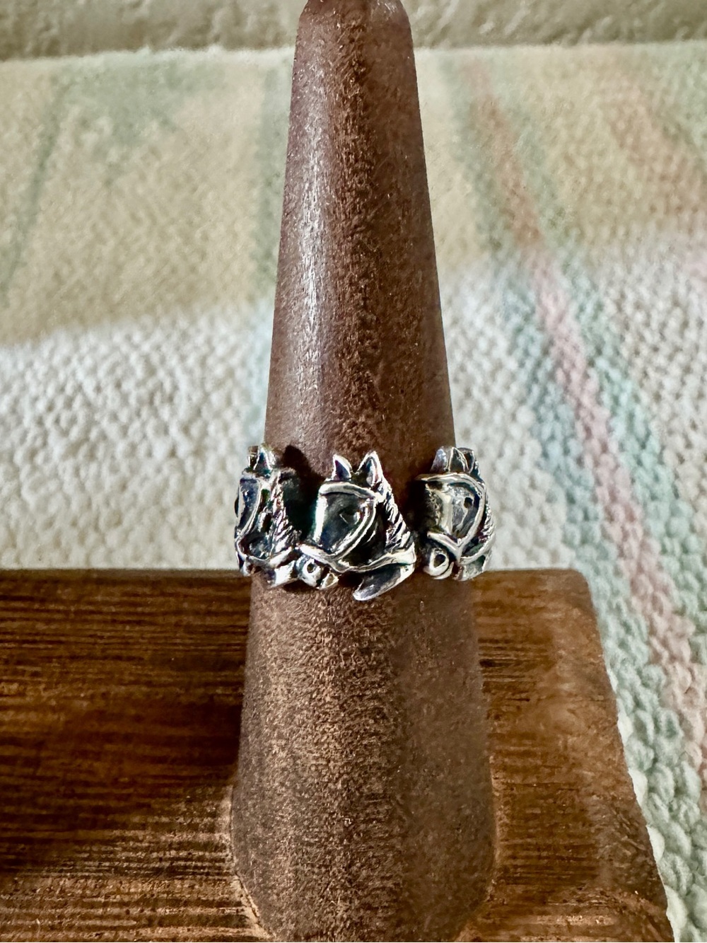 Sterling Silver Horse Ring